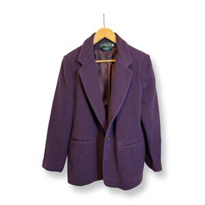 Studio 205 Vintage Blazer. Cashmere Wool Blend. Russia made. Women’s 14P. Violet